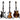 THE BEATLES ビートルズ (ABBEY ROAD 55周年 ) - Fab Four Guitar ミニチュア・セット / ミニチュア楽器 【公式 / オフィシャル】