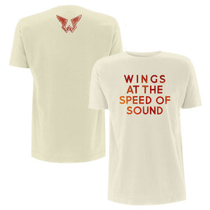 PAUL MCCARTNEY ポールマッカートニー (9月 映画公開 ) - Wings at the Speed of Sound / バックプリントあり / Tシャツ / メンズ 【公式 / オフィシャル】