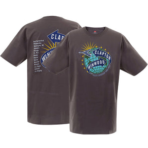 ERIC CLAPTON エリッククラプトン (新作 発売 ) - Clapton / Winwood Arrow 2009 / バックプリントあり / 会場限定商品 / レア / Tシャツ / メンズ 【公式 / オフィシャル】