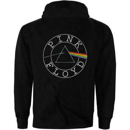 PINK FLOYD ピンクフロイド - Circle Logo / バックプリントあり / ジップ / パーカー・スウェット / メンズ