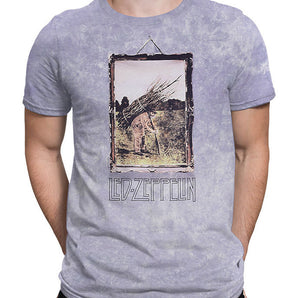 LED ZEPPELIN レッドツェッペリン (公式 映画公開 記念 ) - MAN WITH STICKS / タイダイ / バックプリントあり / Tシャツ / メンズ