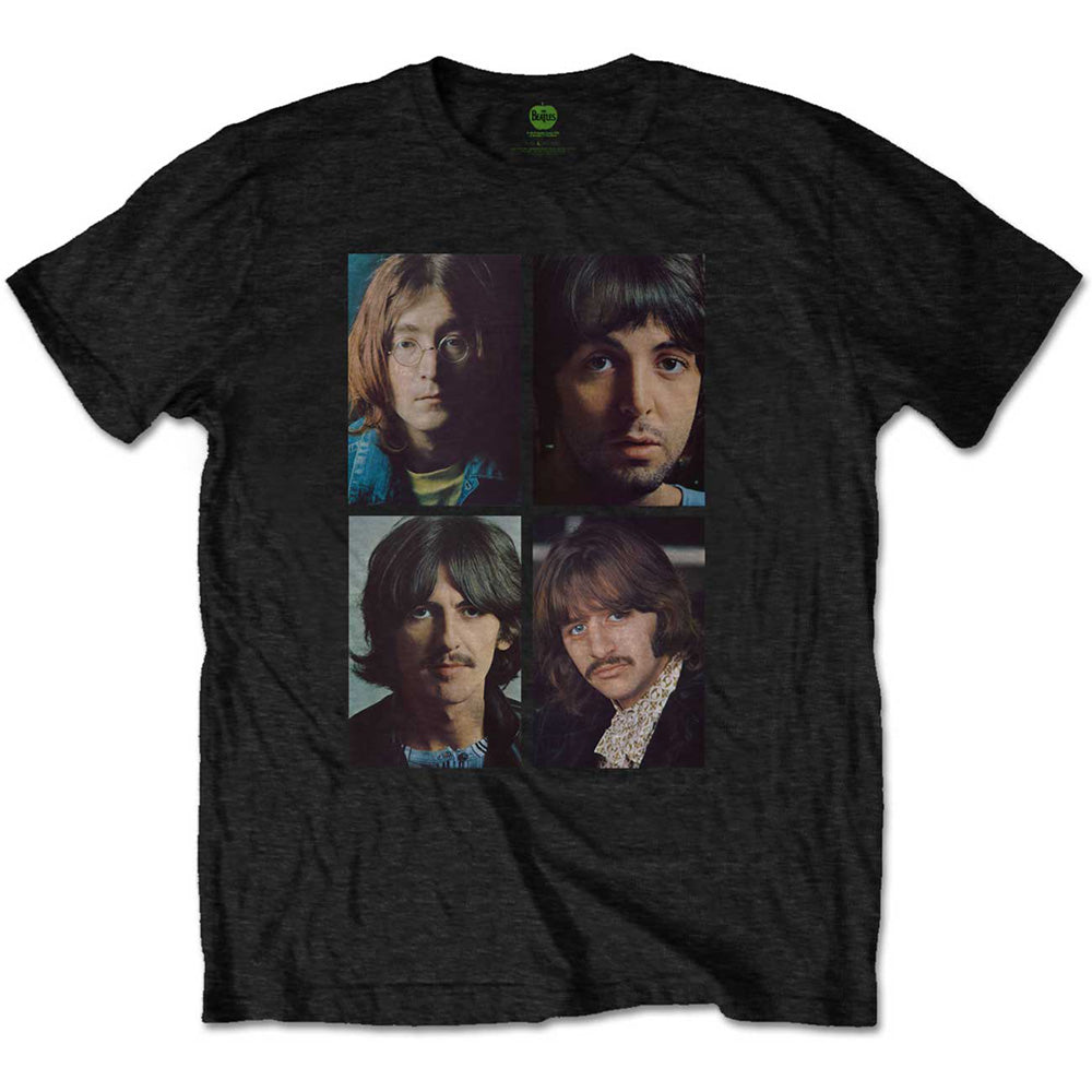 THE BEATLES ビートルズ (来日 60周年 ) - White Album Faces / バックプリントあり / Tシャツ / メンズ