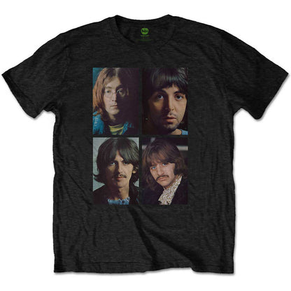 THE BEATLES ビートルズ (来日 60周年 ) - White Album Faces / バックプリントあり / Tシャツ / メンズ