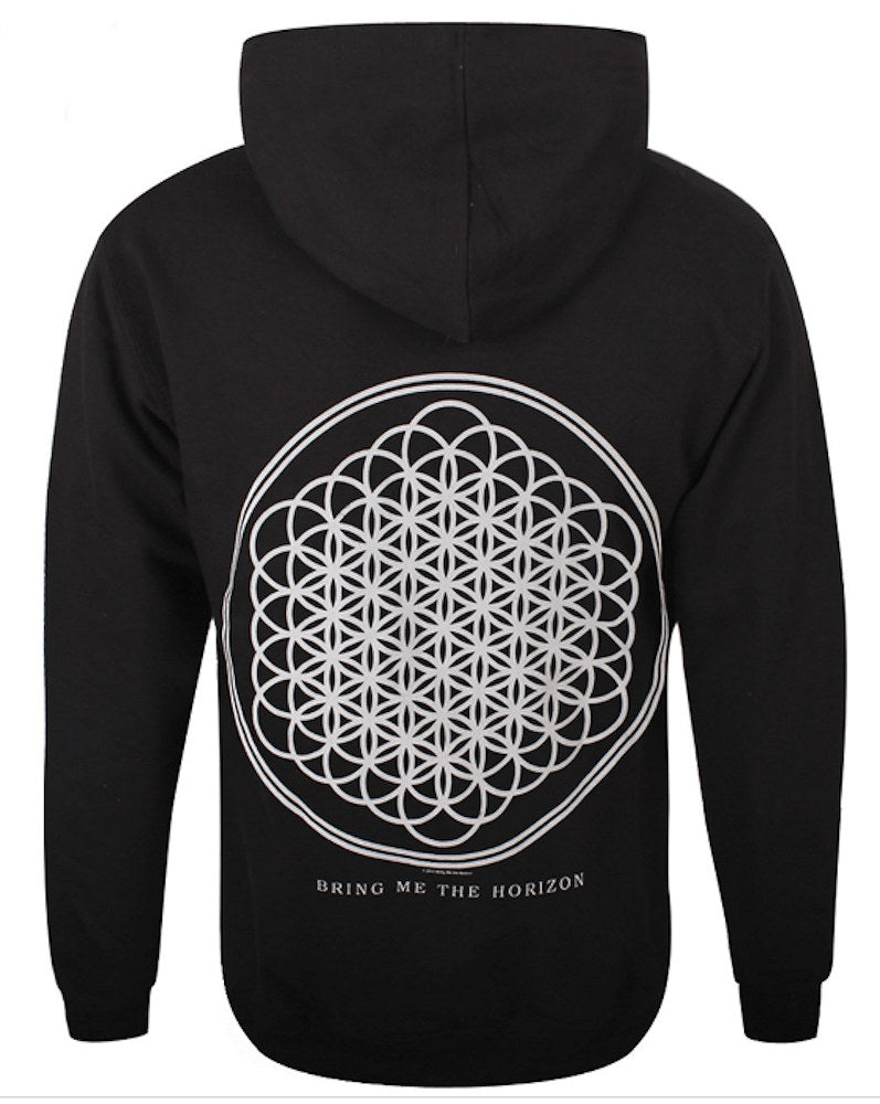 BRING ME THE HORIZON ブリングミーザホライズン (デビュー 20周年 ) - FLOWER OF LIFE /バックプリントあり / ジップ / パーカー・スウェット / メンズ