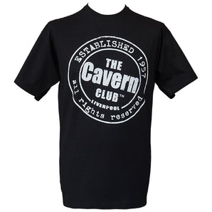 CAVERN CLUB - BLACK ROUND LOGO