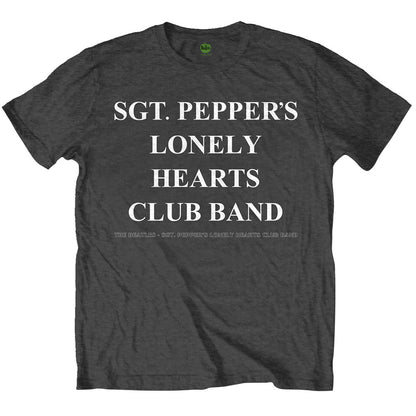 THE BEATLES ビートルズ (来日 60周年 ) - SPLHCB WITH DRUM / SGT / バックプリントあり / Tシャツ / メンズ