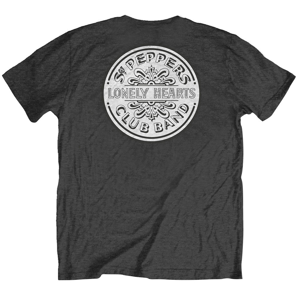 THE BEATLES ビートルズ (来日 60周年 ) - SPLHCB WITH DRUM / SGT / バックプリントあり / Tシャツ / メンズ