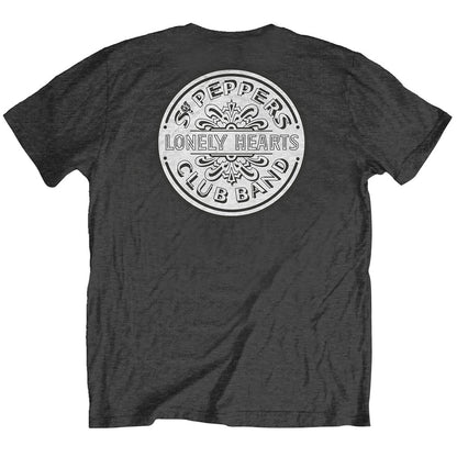 THE BEATLES ビートルズ (来日 60周年 ) - SPLHCB WITH DRUM / SGT / バックプリントあり / Tシャツ / メンズ