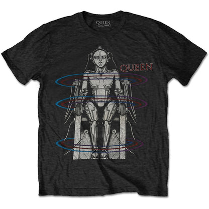 QUEEN クイーン (フレディ 生誕 80年 ) - EUROPEAN TOUR 1984（復刻ツアーTシリーズ） / バックプリントあり / Tシャツ / メンズ