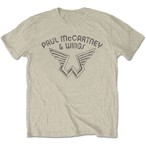 PAUL MCCARTNEY ポールマッカートニー (9月 映画公開 ) - Wings Logo / Tシャツ / メンズ 【公式 / オフィシャル】