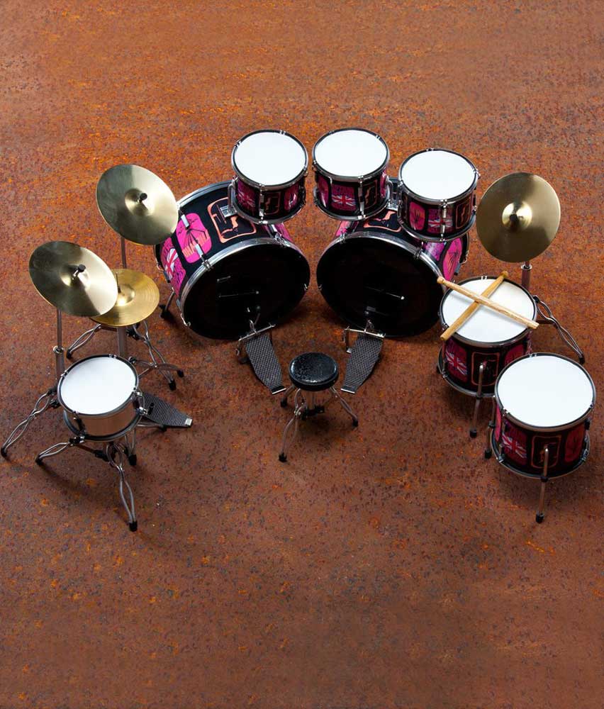 THE WHO ザ・フー - Keith Moon Drum Set（限定） / ミニチュア楽器