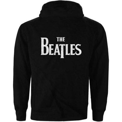THE BEATLES ビートルズ (来日 60周年 ) - Drop T Logo / バックプリントあり / ジップ / パーカー・スウェット / メンズ
