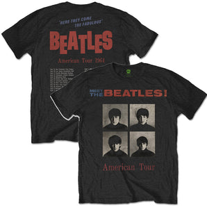 THE BEATLES - (ABBEY ROAD 55周年 ) - AMERICAN TOUR 1964 / HDN（復刻ツアーTシリーズ） / バックプリントあり