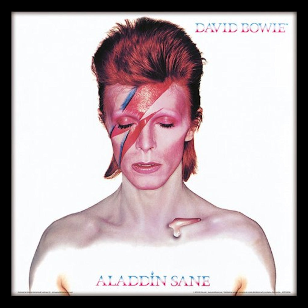 DAVID BOWIE - (追悼 10年 ) - ALADDIN SANE (アルバム・シリーズ額)