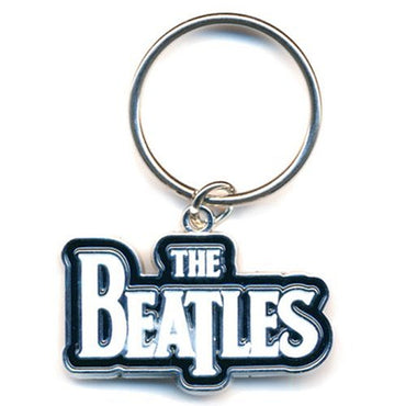 THE BEATLES - (来日 60周年 ) - LOGO (WHITE) KEY-CHAIN