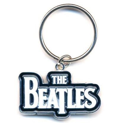 THE BEATLES - (来日 60周年 ) - LOGO (WHITE) KEY-CHAIN