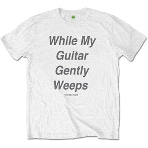 THE BEATLES ビートルズ (ABBEY ROAD 55周年 ) - While My Guitar Gently Weeps / バックプリントあり / Tシャツ / メンズ