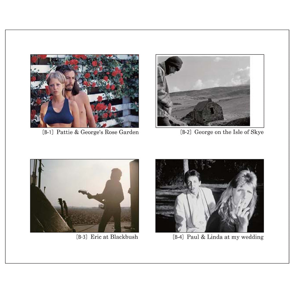 GEORGE HARRISON ジョージハリスン (追悼 25年 ) - Pattie Boyd Postcard Collection set2（ポストカード4枚セット） / ポストカード・レター