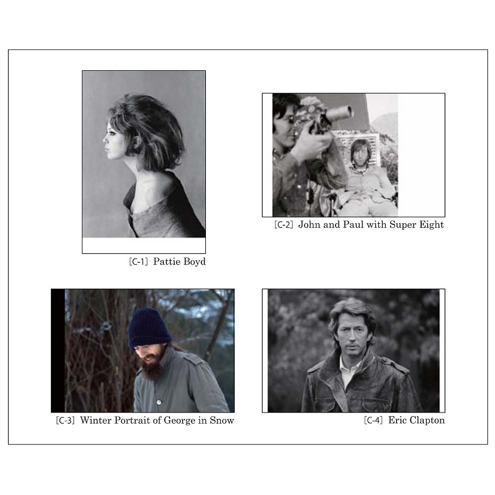 GEORGE HARRISON ジョージハリスン (追悼 25年 ) - Pattie Boyd Postcard Collection set3（ポストカード4枚セット） / ポストカード・レター
