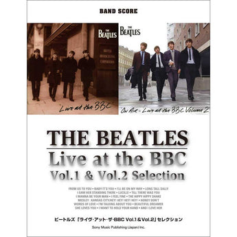 THE BEATLES - (ABBEY ROAD 55周年 ) - バンド・スコア ビートルズ「ライヴ・アット・ザ・BBC Vol.1 & Vol.2」セレクション