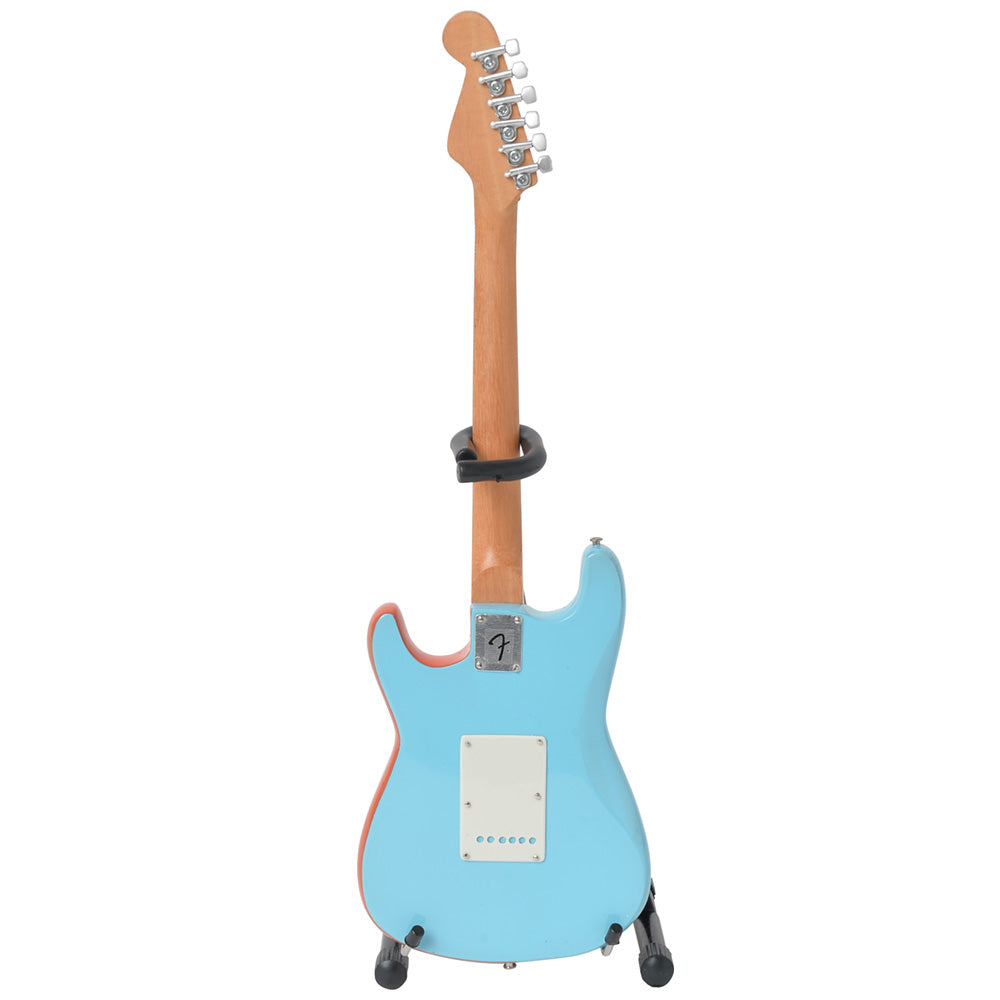 GEORGE HARRISON ジョージハリスン (追悼 25年 ) - Fender Strat Rocky Design / Fab Four / ミニチュア楽器