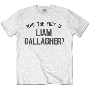 LIAM GALLAGHER オアシス (再結成ツアー2025 ) - WHO THE FUCK… / Tシャツ / メンズ 【公式 / オフィシャル】