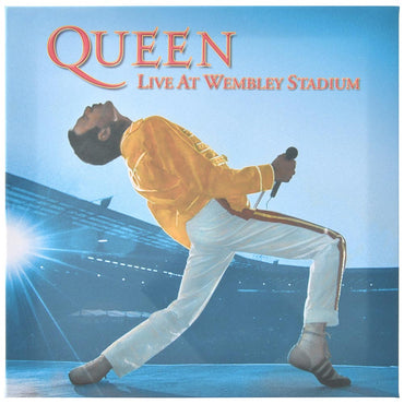QUEEN クイーン (フレディ 生誕 80年 ) - Live at Wembley Stadium/ キャンバス・プリント木枠（40×40×3.8cm） / インテリア額