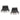 THE BEATLES - (結成 65周年 ) - Singles Collection Boots Sculpted SALT & PEPPER SET