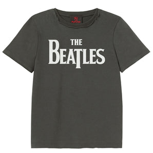 THE BEATLES ビートルズ (ABBEY ROAD 55周年 ) - Logo  / Mini Amps / Amplified（ ブランド ） / Tシャツ / キッズ 【公式 / オフィシャル】