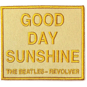 THE BEATLES ビートルズ (ABBEY ROAD 55周年 ) - Good Day Sunshine / SONG TITLES / ワッペン 【公式 / オフィシャル】