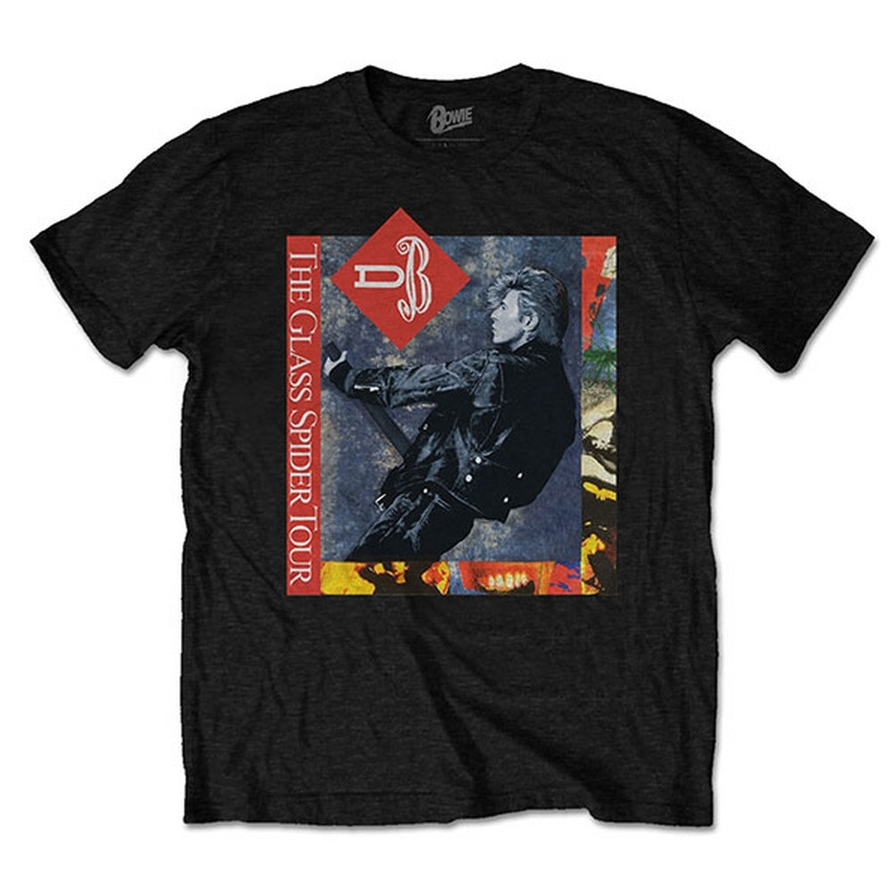 DAVID BOWIE デヴィッドボウイ (追悼 10年 ) - Glass Spider Tour / バックプリントあり / Tシャツ / メンズ