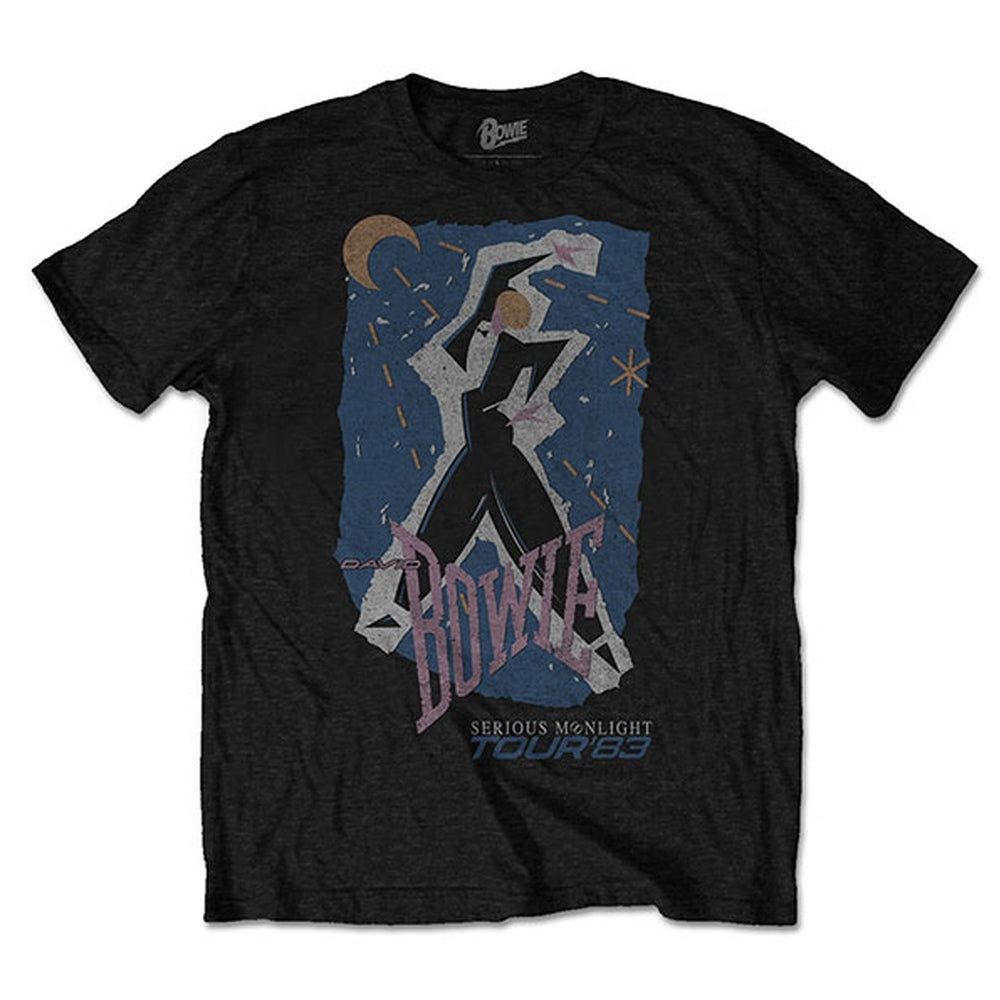 DAVID BOWIE デヴィッドボウイ (追悼 10年 ) - 83' Tour / バックプリントあり / Tシャツ / メンズ