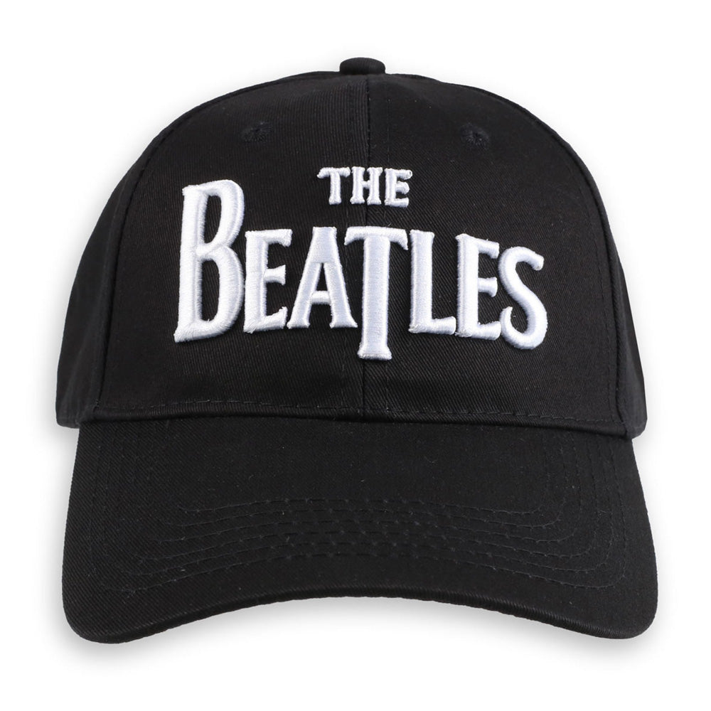 THE BEATLES ビートルズ (来日 60周年 ) - DROP T LOGO（刺繍/ブラック） / キャップ / メンズ