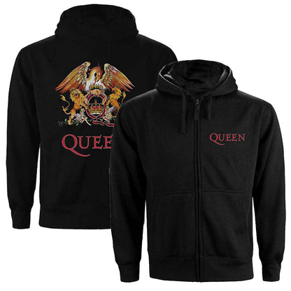 QUEEN - (フレディ 生誕 80年 ) - Classic Crest / ジップ / バックプリントあり