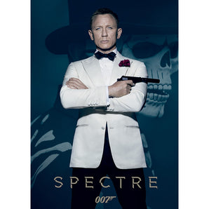 JAMES BOND ジェームズボンド - Spectre / Skull / ポストカード・レター 【公式 / オフィシャル】