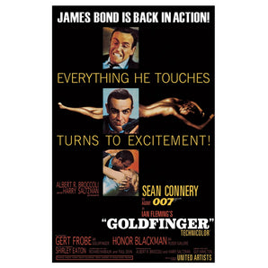 JAMES BOND ジェームズボンド - Goldfinger / ポストカード・レター 【公式 / オフィシャル】