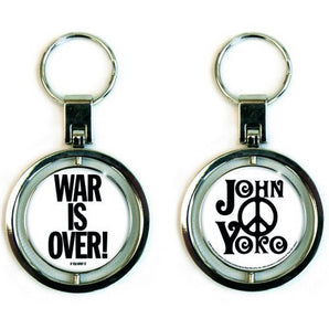 JOHN LENNON ジョンレノン - War is Over (Spinner) / キーホルダー 【公式 / オフィシャル】