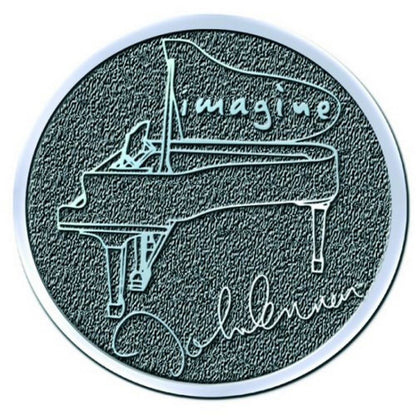JOHN LENNON - (生誕 85年 ) - Imagine / メタル・ピンバッジ