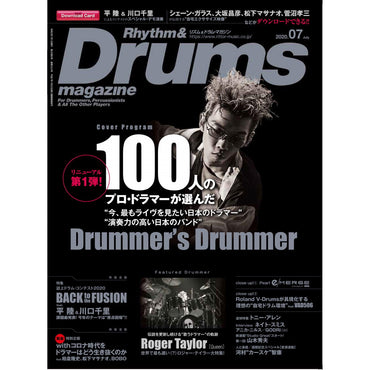 QUEEN - (フレディ 生誕 80年 ) - リズム＆ドラム・マガジン 2020年7月号 / ロジャー・テイラー大特集