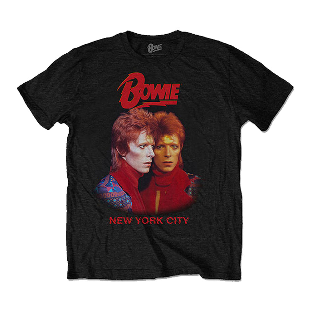 DAVID BOWIE デヴィッドボウイ (追悼 10年 ) - New York City / バックプリントあり / Tシャツ / メンズ