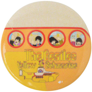 THE BEATLES ビートルズ (ABBEY ROAD 55周年 ) - Yellow Submarine / バッジ 【公式 / オフィシャル】