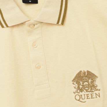 QUEEN クイーン (フレディ 生誕 80年 ) - Crest Logo / ポロシャツ / メンズ