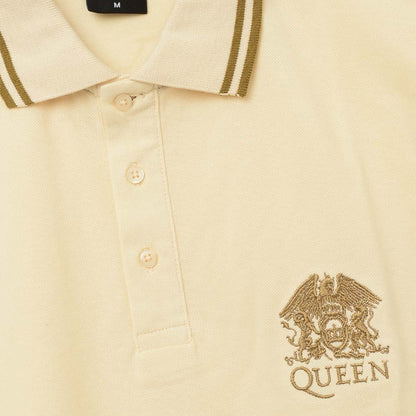 QUEEN クイーン (フレディ 生誕 80年 ) - Crest Logo / ポロシャツ / メンズ