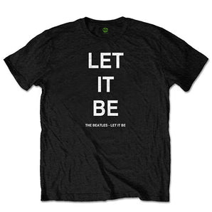 THE BEATLES ビートルズ (ABBEY ROAD 55周年 ) - Let It Be / バックプリントあり / Tシャツ / メンズ 【公式 / オフィシャル】