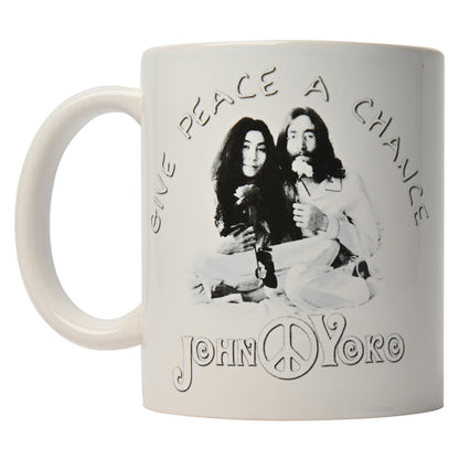 JOHN LENNON ジョンレノン (生誕 85年 ) - Give Peace A Chance / マグカップ