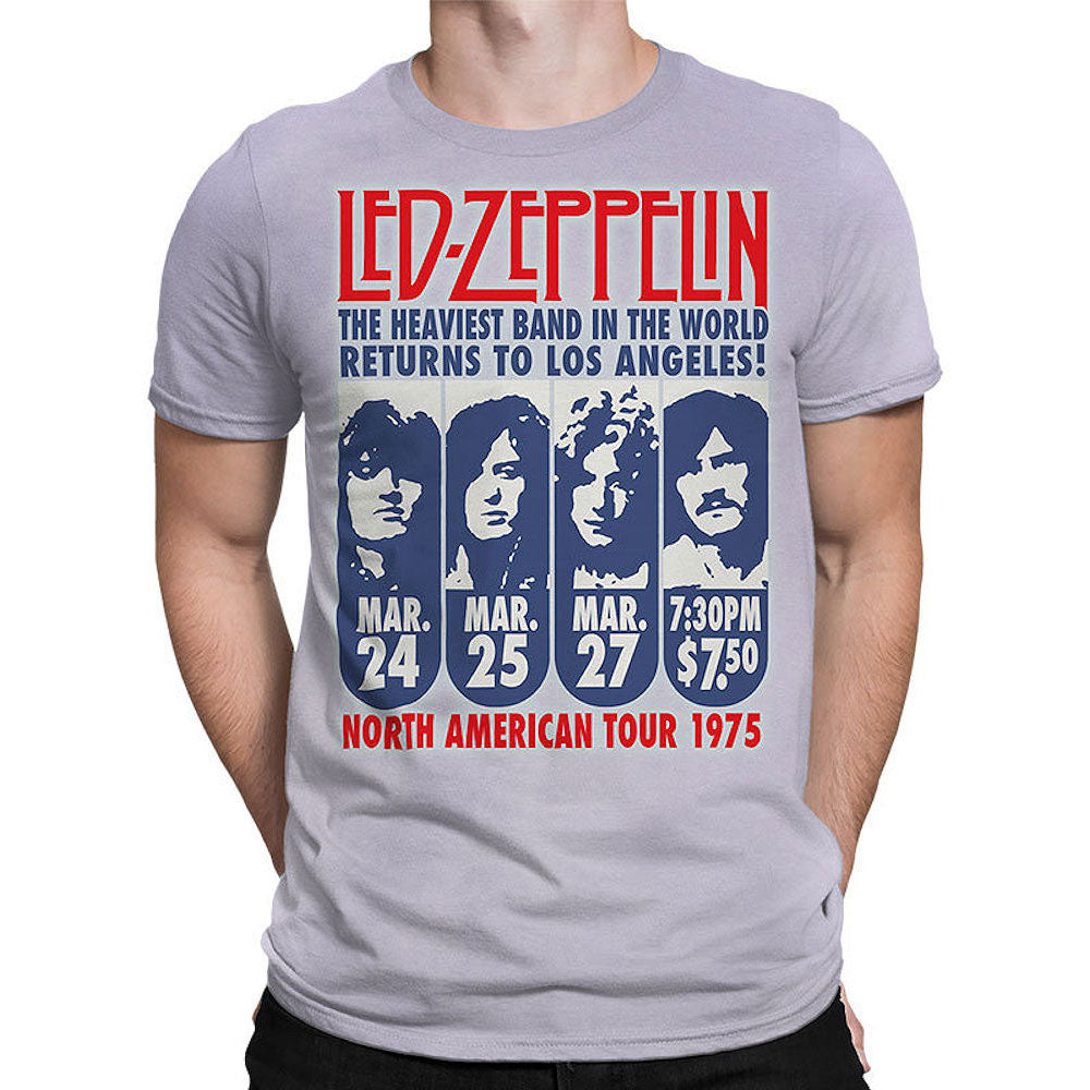 LED ZEPPELIN レッドツェッペリン (来日 55周年 ) - LA 1975  / タイダイ / Tシャツ / メンズ