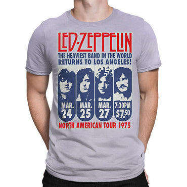 LED ZEPPELIN レッドツェッペリン (来日 55周年 ) - LA 1975  / タイダイ / Tシャツ / メンズ
