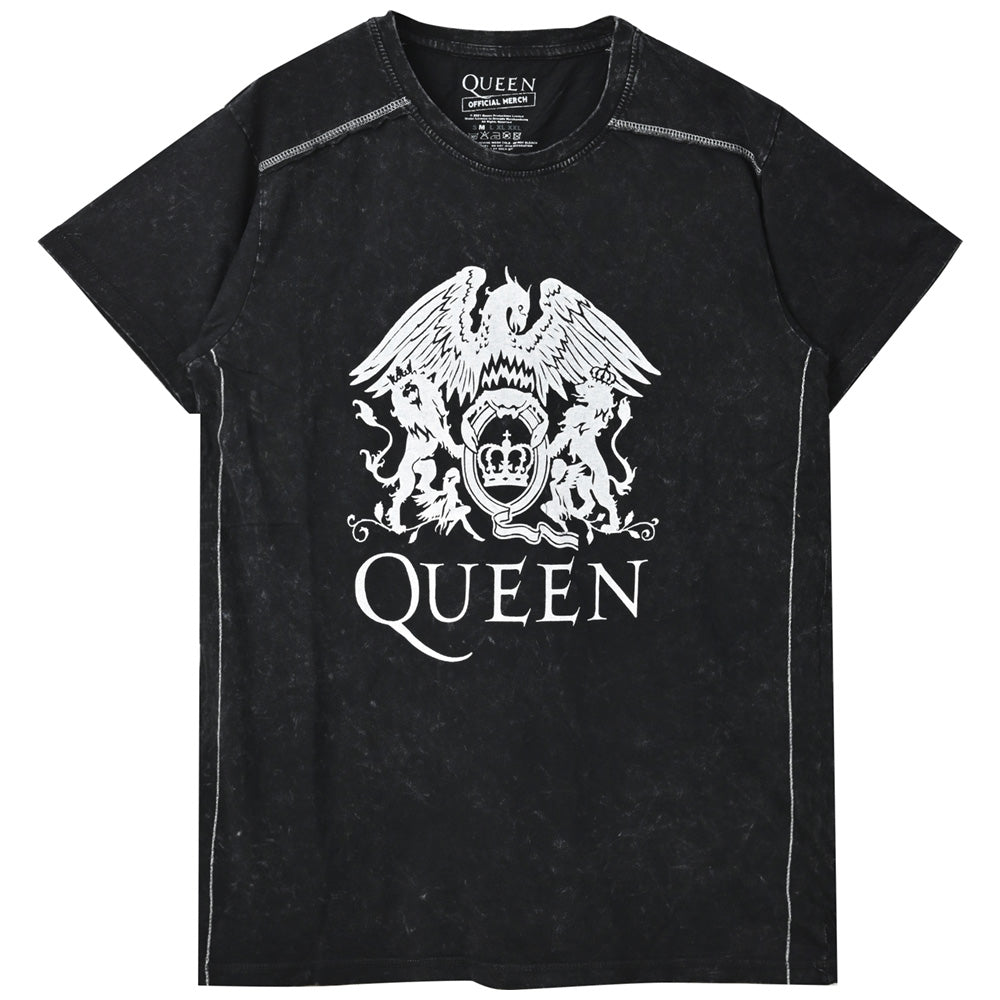 QUEEN - (フレディ 生誕 80年 ) - Classic Crest / Black Label（ブランド） / Snow Wash