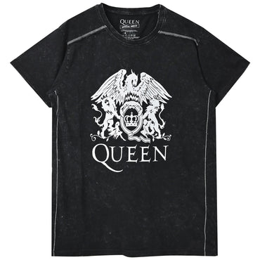 QUEEN - (フレディ 生誕 80年 ) - Classic Crest / Black Label（ブランド） / Snow Wash