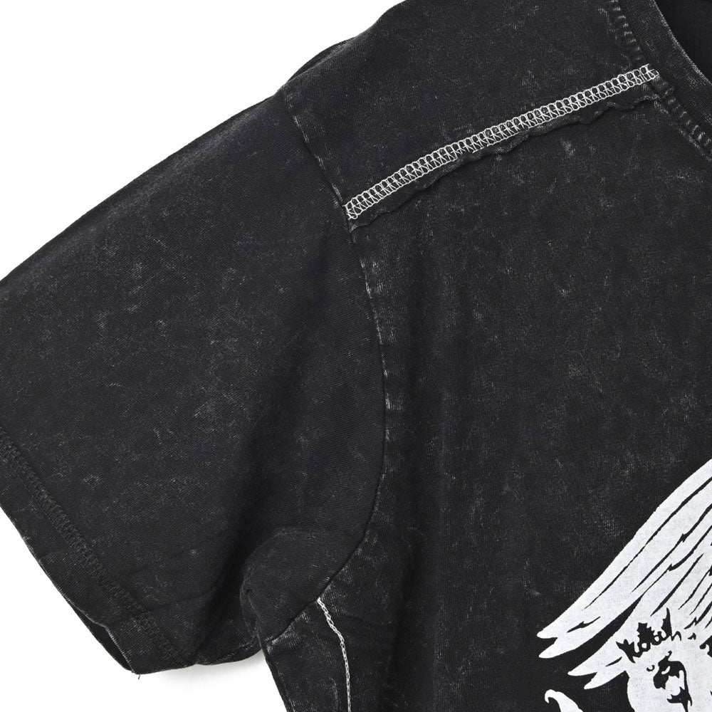 QUEEN クイーン (フレディ 生誕 80年 ) - Classic Crest / Black Label（ブランド） / Snow Wash / Tシャツ / メンズ
